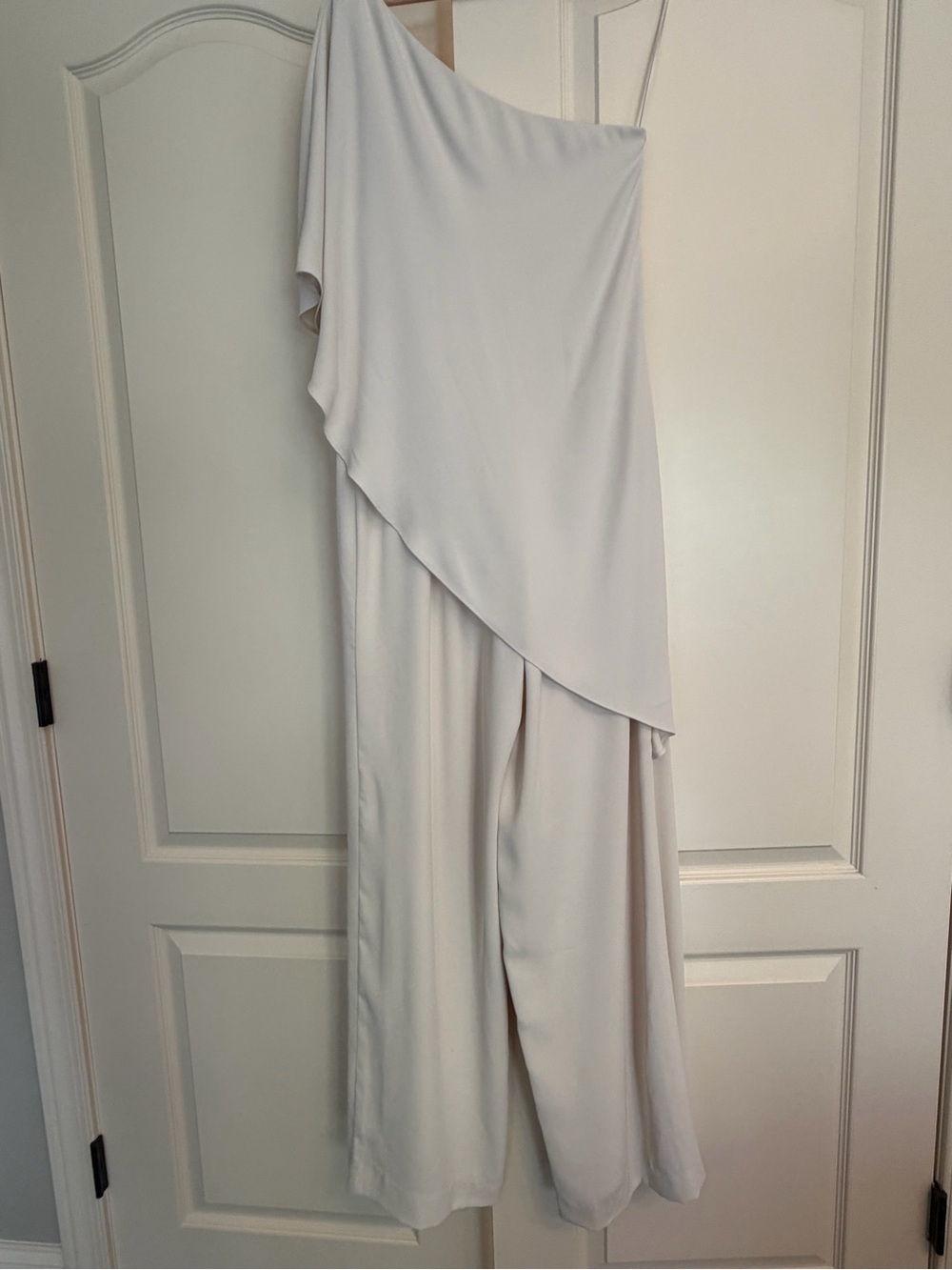 Ralph Lauren One-Shoulder Ivory Jumpsuit